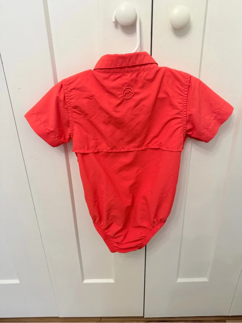 Magellan Outdoors Short Sleeve Fishing Onesie Bodysuit Cayenne 12-18mo Baby Boy